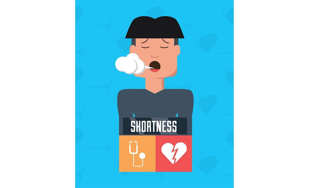 Shortness of Breath Illustration