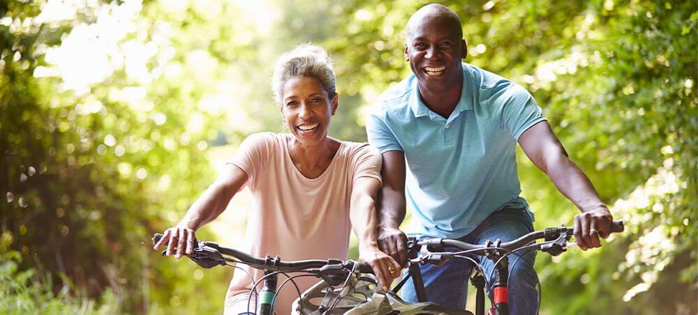 Couple on Bicycles