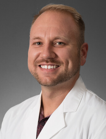 Portrait of James Troyer, MD, Hospitalist at Kelsey-Seybold Clinic.