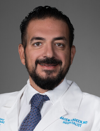 Portrait of Basem Abdeen, MD, Hospitalist specialist at Kelsey-Seybold Clinic.