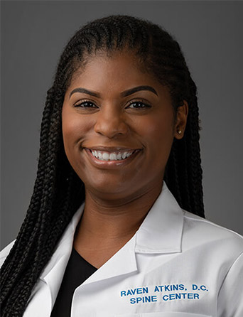 Portrait of Raven Atkins, DC, Chiropractic Care specialist at Kelsey-Seybold Clinic.